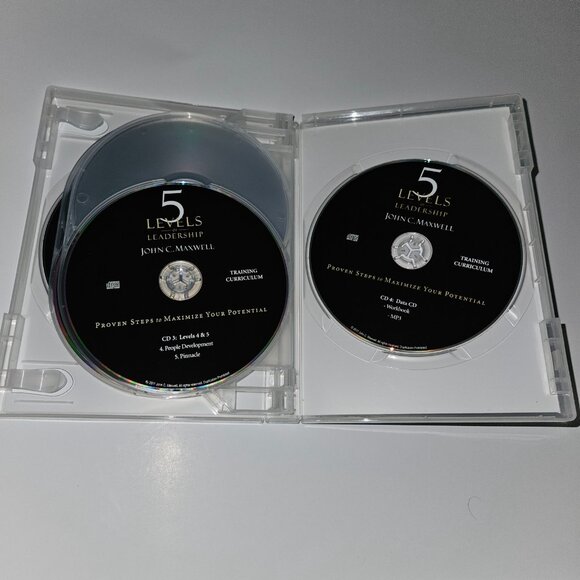 John C Maxwell 5 Levels of Leadership DVD Training Curriculum Audio CDs Data CD - Picture 8 of 8